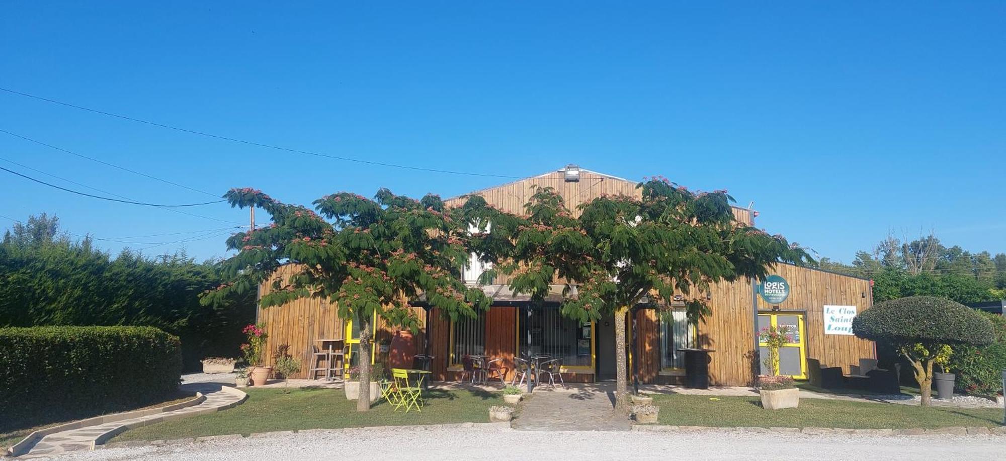 Logis Hotel Restaurant Le Clos Saint Loup Bram Exteriör bild